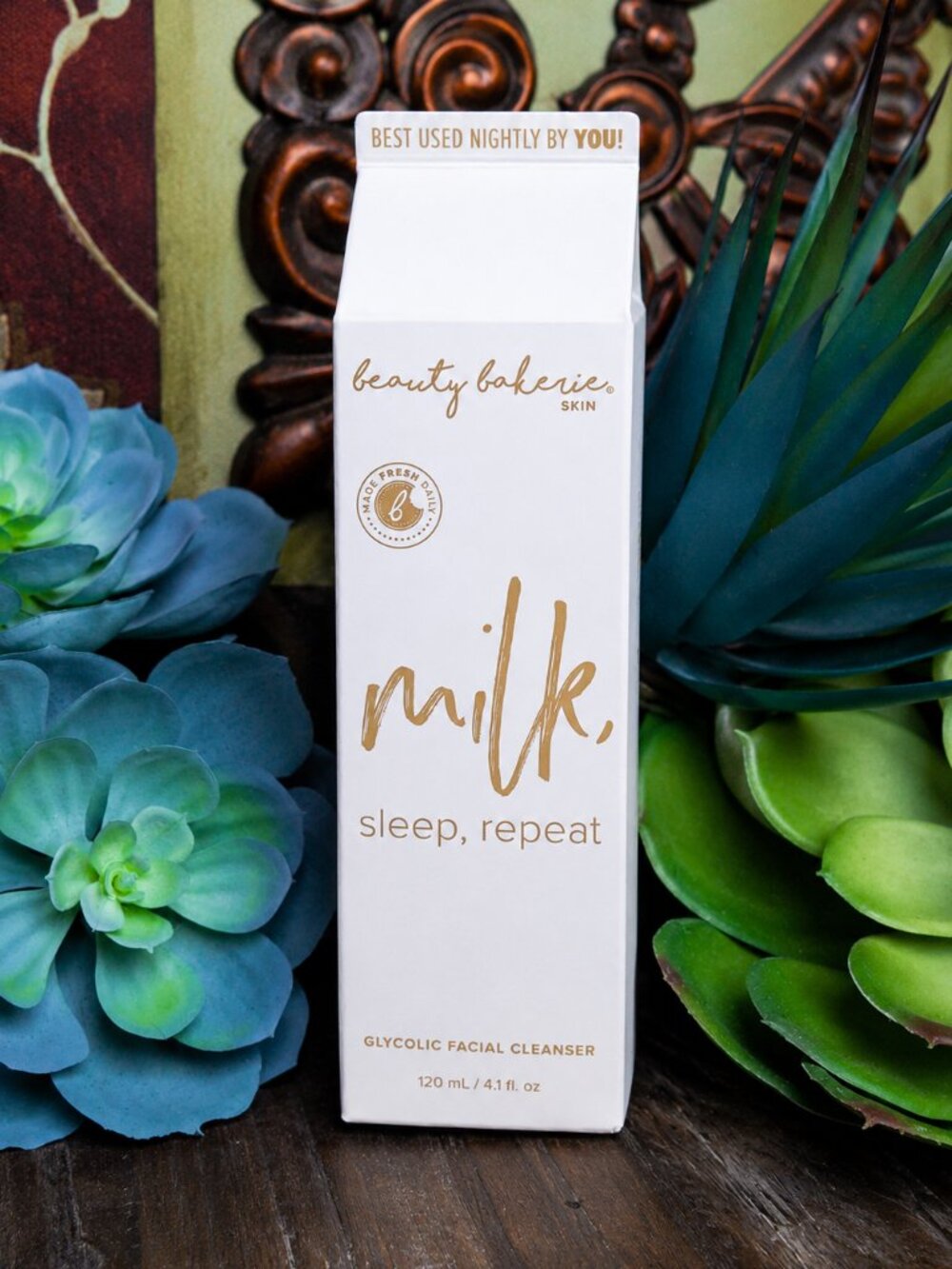 Beauty Bakerie Milk, Sleep, Repeat Glycolic Facial Cleanser Skin Care, NIB